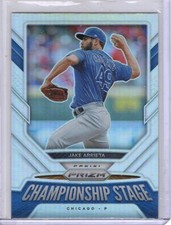 2021 Prizm Championship Stage Silver Prizm #CS10 Jake Arrieta Chicago Cub