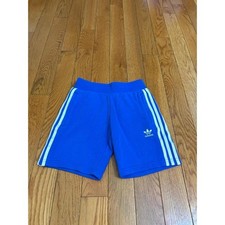 Adidas shorts Originals Kids Royal Blue 3-Stripe Trefoil Shorts Size 9-10Y S