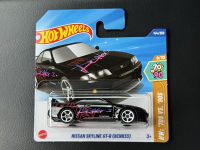 Hot Wheels | Nissan Skyline GT-R33 | HYY80 | HW: 70' vs 90's | 1:64 |schwarz HKS