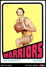 1972 Topps #71 Jim Barnett  Warriors Oregon  5 - EX