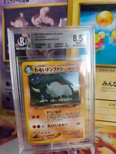 Pokemon Card DARK Donphan Neo Destiny Holo 2000 Rare Japanese BGS Beckett 8.5