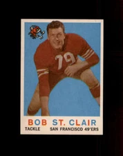 1959 Topps Football #058 Bob St.Clair STARX 9 MINT  (CS133191)
