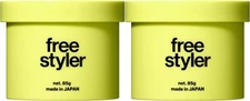 LIPPS Hair Wax 85g x2 Set Men's Free Styler Hard Active Gloss Move Matte Hard JP