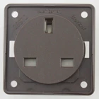 Berker 13 Amp Socket Colour Brown W4 21221B