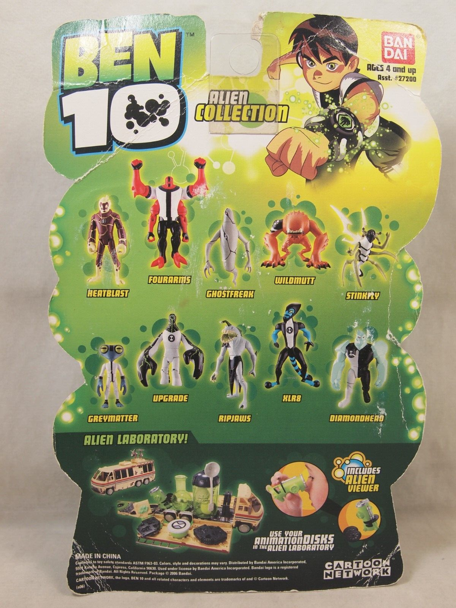 2006 BANDAI Ben 10 Alien Collection RipJaws 4” Action Figure New