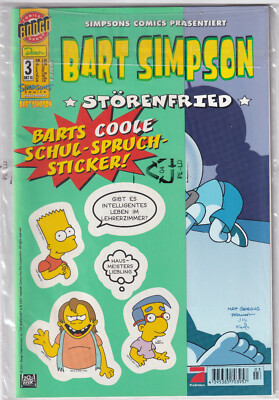 Bart Simpsons Nr. 3 Dino Verlag  2001 Zustand Neu und OVP Deutsch