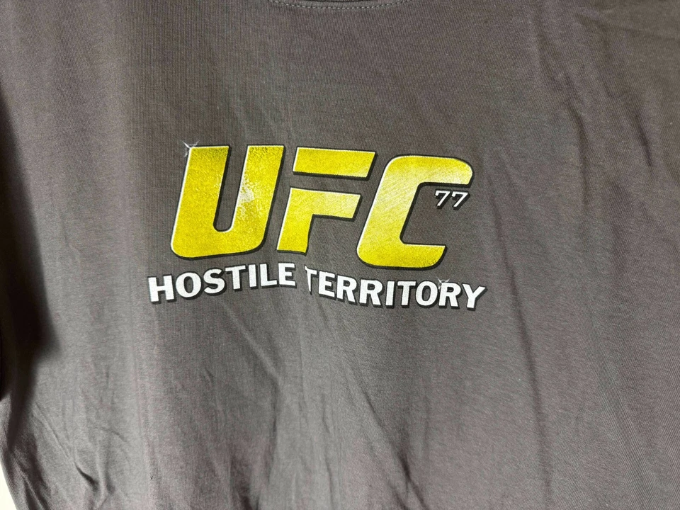 Новая винтажная мужская футболка UFC 77 Anderson Silva VS Rich Franklin 2007 L без бирок - Изображение 3 из 4