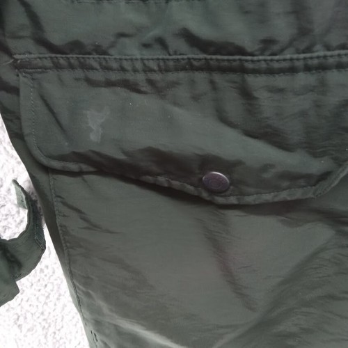 Vtg Woolrich Jacket Mens Large Green Outdoor Wool Blanket Lined Hooded Field - Picture 4 of 12