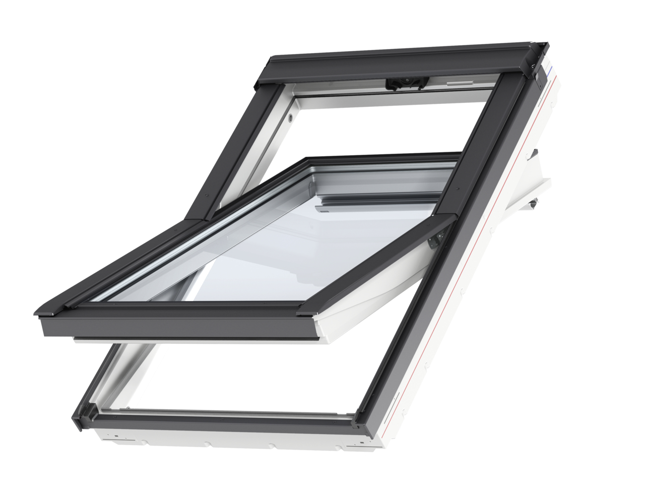 Original VELUX Dachfenster+Eindeckr.GLU SK08 114x140 Kunststoff Energie
