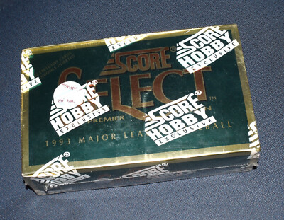 【新作入荷!!】 1993 CARDS BASEBALL LEAGUE MAJOR PREMIER SELECT SCORE ボックス