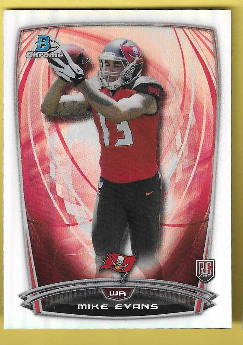 2014 Bowman Chrome Mike Evans Bus RC Refractor