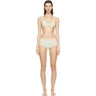 Valentino Off-White Cotton Crochet Bikini S UK 8