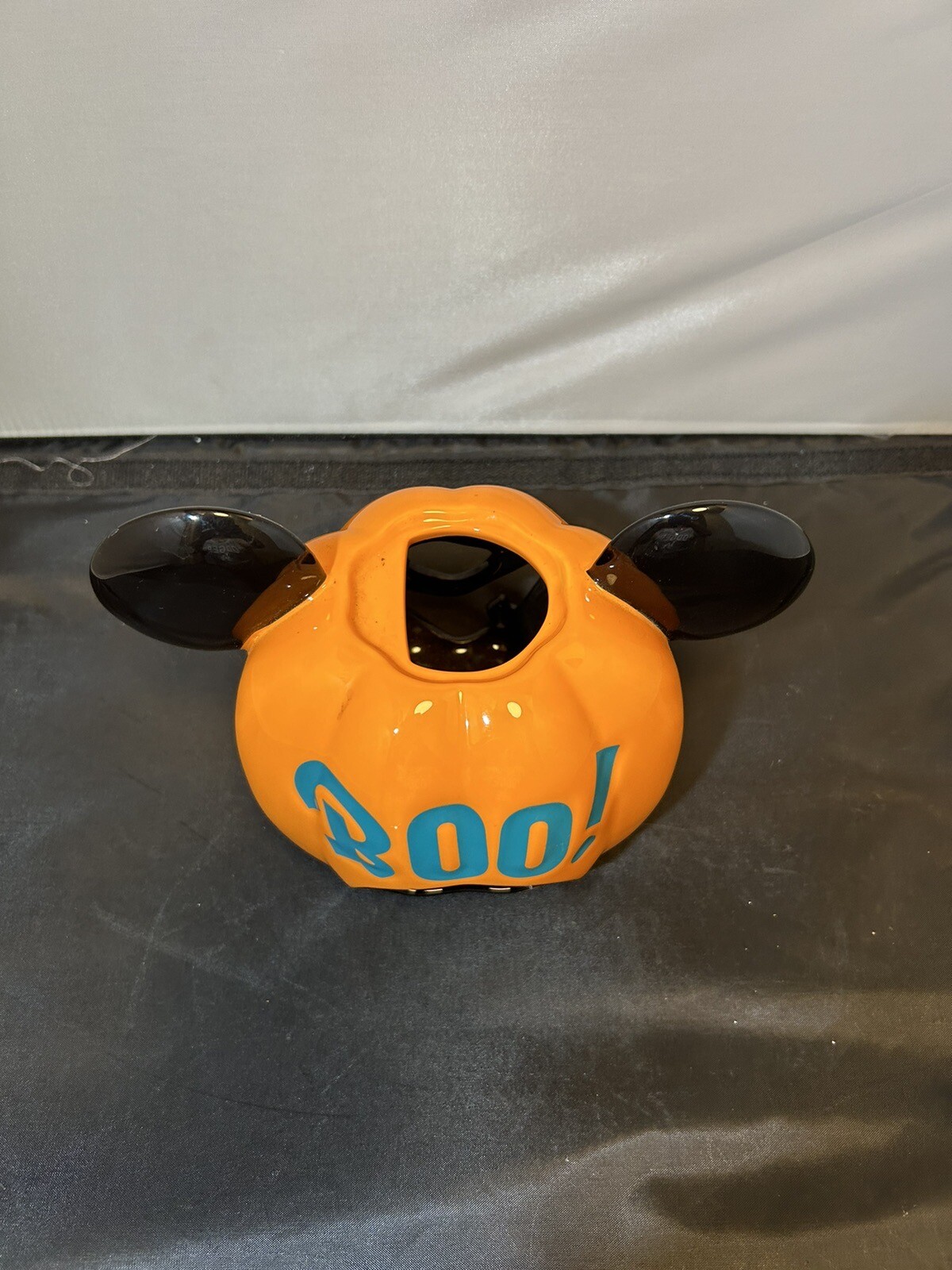 Disney Parks Votive Candle Holder Mickey Mouse Boo Pumpkin Halloween