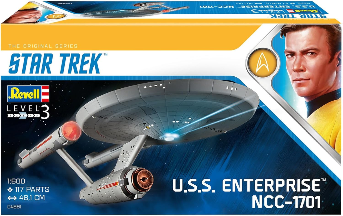 04991 Star Trek U.S.S. Enterprise NCC-1701 (TOS) 1:600 Scale Model