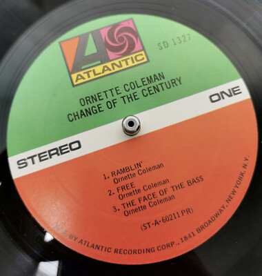 ORNETTE COLEMAN ⸺ change of the century ⸺ ATLANTIC SD1327 ⸺ US
