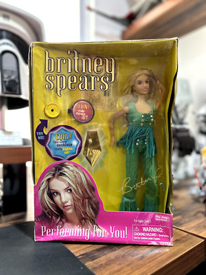 Play Along Britney Spears Doll ''Performing For you'' Damaged Box