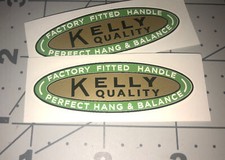 Kelly Quality Handle Decals Reproduction High Quality Vinyl Tool Axe Set 2