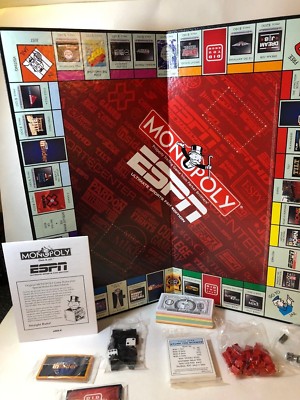 ESPN Monopoly Board Game Ultimate Sports Fan Edition Sealed