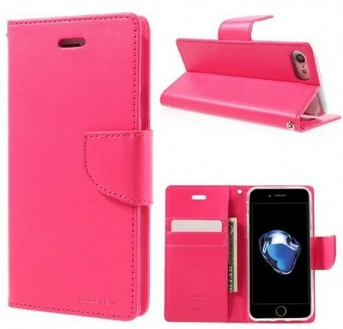 Para Samsung S10 S22 N20 Cuero PU Goospery Bravo Diario Billetera Teléfono Estuche Cubierta Foto 3 de 4