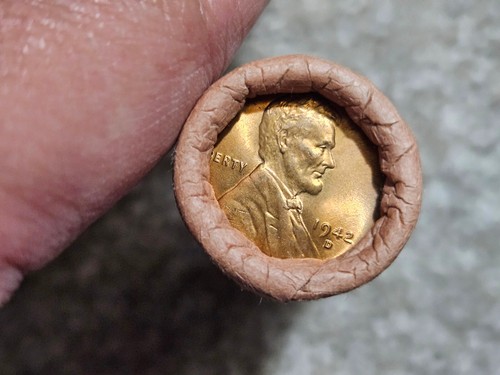 🌟 1942-D OBW OLD BANK WRAP PENNY ROLL BU UNCIRCULATED LINCOLN WHEAT CENT - Bild 2 von 3