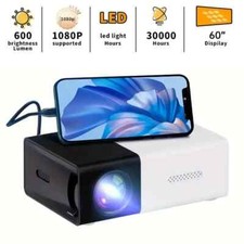 Mini Projector Pro LED Video Projector, Portable, Movie Projector Support 1080p