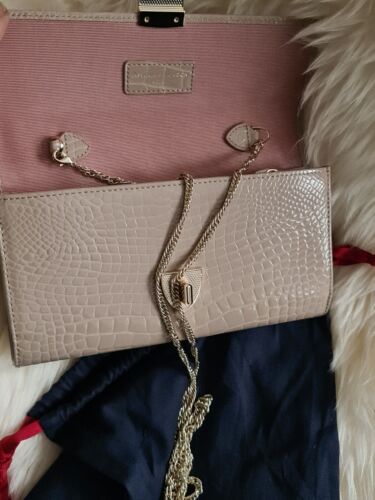 Mayfair Clutch Soft Taupe Patent Croc - Aspinal of London - New with dustbag - Picture 11 of 21