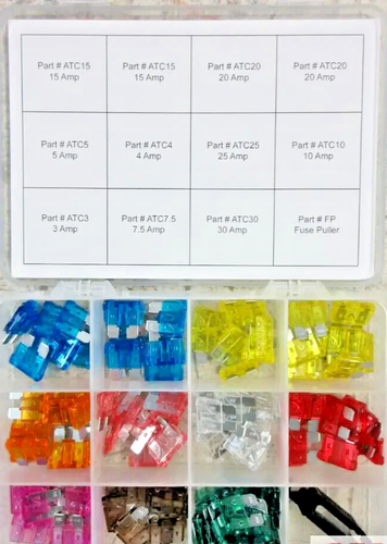 Mize ATCF100 100pz Assortimento Fusibili ATC Spad Alta Qualità - Foto 1 di 6