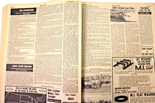 Drag News Volume 11 Number 18-September 11, 1965, has 32 Pages - Picture 7 of 9