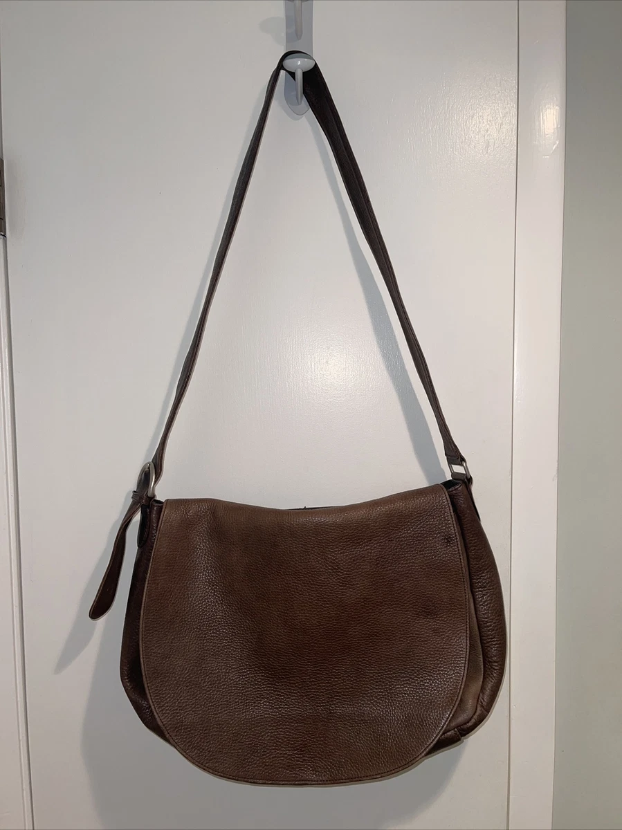 Eddie bauer leather messenger bag cheap