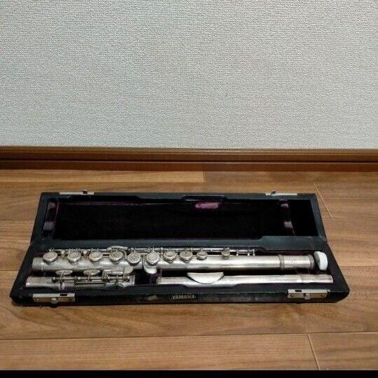YAMAHA All Silver Flute YFL-63 With Case Used From Japan YAMAHA All Silver Flute YFL-63 With Case Used From Japan