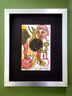 FRIDA KAHLO | Print from Mexico DRAWING FROM HER DAIRY Signed Frida Kahlo Framed
