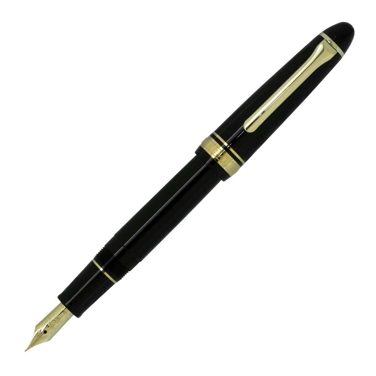 Stylo Plume Ancien Gold Starry - Plume Or 18 Carats - À Restaurer
