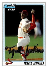 2010 Bowman Draft Picks & Prospects #BDPP26 Tyrell Jenkins Rookie Cardinals