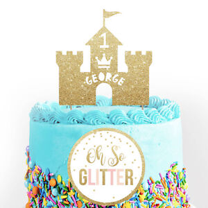 Boys Castle Cake Topper Prince Custom Birthday Custom