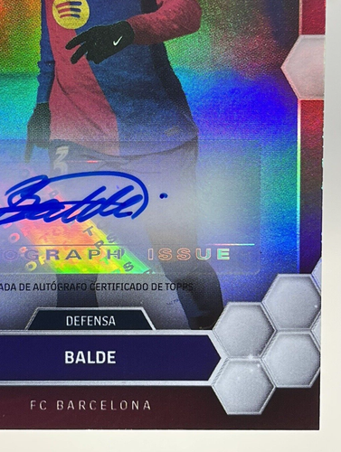 Alejandro Balde 2024-25 Topps FC Barcelona Fan Set Autograph #AU-AB - Picture 5 of 23