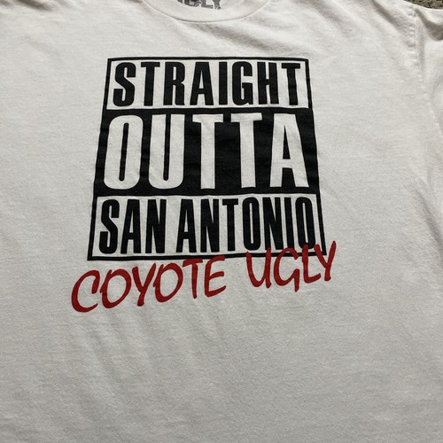 Camisa Camisa Coyote Fea Texas Recta Outta San Antonio Para Hombres Talla XL Ropa Fea - Imagen 2 de 11