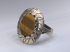 Vintage Tiger Eye Ring SZ 6.5