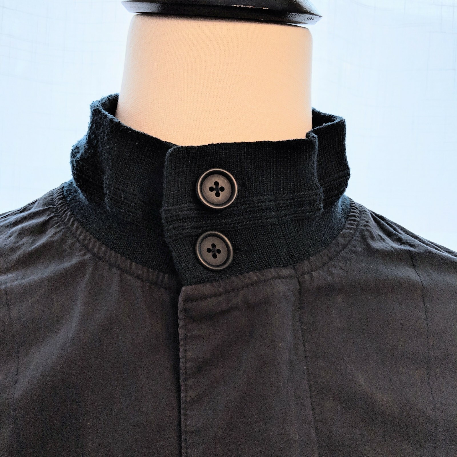 Giacca a vento vintage uomo FILA blu navy cotone taglia 42 (BUONA)