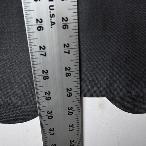 Stafford 52S Gray Silver Button Hopsack Wool Mens Blazer Suit Jacket Sport Coat - Picture 11 of 12