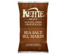 6 Bags of Kettle Brand Sea Salt Potato Chips Gluten Free 220g Each