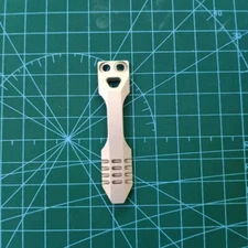 1 Piece White Copper Pocket Clip for Flashlight Tool Accessories