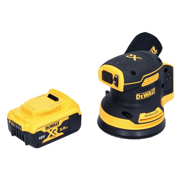 Dewalt Dcw 210 N Akku Exzenterschleifer 18 V 125 Mm Brushless + 1X Akku 5,0 Ah-image