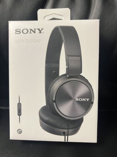 Sony MDR-ZX310AP Black Over the Ear Stereo Headset - Picture 1 of 3