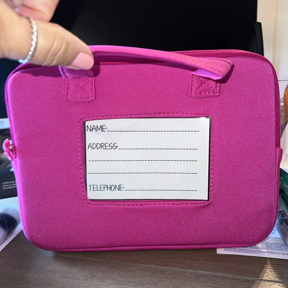 Verso Kids Neoprene Sleeve -Fits 6-8” Tablets & E-Readers - Pink (Purple Inside) - Image 2 of 3