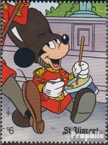 st. vincent 1525 (complète edition) neuf avec gomme originale 1990 walt-disney-p - Photo 1/1