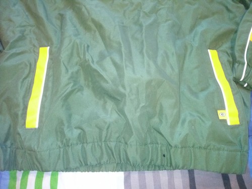 Vintage Team Apparel NFL Green Bay Packers Windbreaker Jacket Pullover Coat - Picture 3 of 8