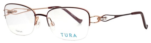 Tura Aviator Mod 1003 Sunglasses Frame Red Gold 143 mm 