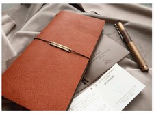 Traveler s Notebook Notizbuch, Einband aus it...