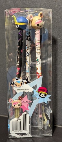 Tokidoki Pittura 3 BRUSH SET Mozzarella Adios Amigos Donutella LIMITED ED Boxed! - Picture 3 of 8