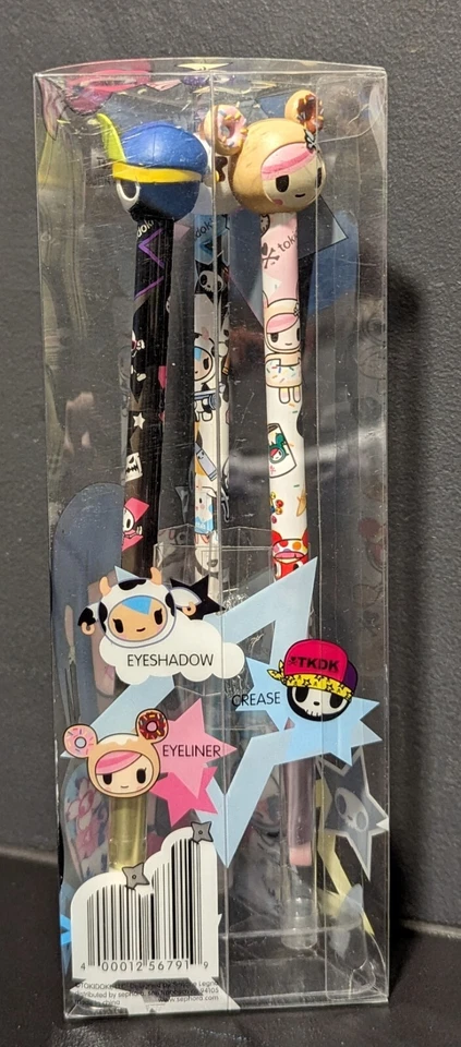 JUEGO DE 3 CEPILLOS Tokidoki Pittura Mozzarella Adios Amigos Donutella ¡EDICIÓN LIMITADA en caja! Foto 3 de 4